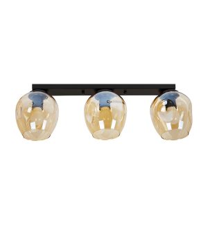 Люстра стельова 756XPR0231F-3 BK+BR (500)