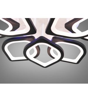 Люстра led від Art-Studio з пультом  та диммером , 165W 8073/6+3BK LED 3color dimmer