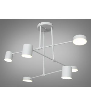 Інноваційна світлодіодна люстра в спальню, 30W, D801-6WH