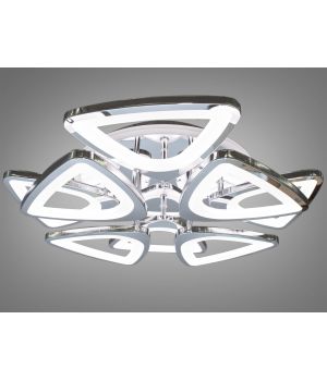 Стельова люстра з диммером і LED підсвічуванням,  150W S8118/4+4
