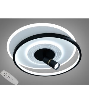 LED люстра Колір  білий + чорний 64Вт 5531WH+BK dimmer