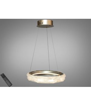 Кришталева світлодіодна люстра-підвіс, 60W 583-400G