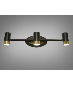 LED підсвічування для дзеркал 9W чорний золото 5883/3