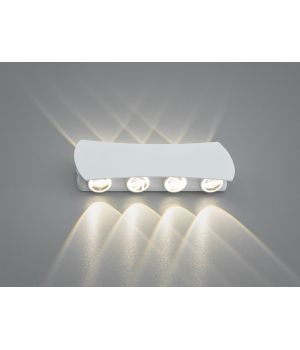 Фасадний LED світильник 8Вт 8 променів білий DFB-8623-8WH