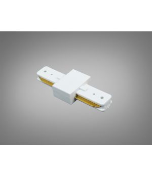 З’єднувач I накладний 1209 білий для треку 220В PPF-1209-JOINT-I-WH