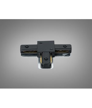 Т з’єднувач треку серія 1209 чорний накладний PPF-1209-JOINT-T-BK