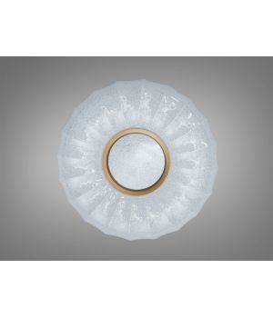 LED люстра  біла золото 34Вт W-10/400