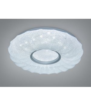 Люстра LED стельова хром 34Вт W-12/400