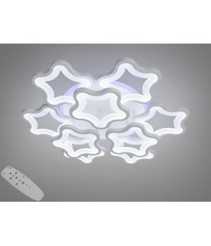 Стельова люстра Art-Studio Stars біла 150Вт 1660/6+3WH LED 3color dimmer