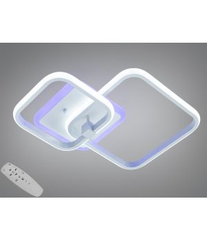 Люстра стельова LED біла 48Вт 2525/2WH LED 3color dimmer