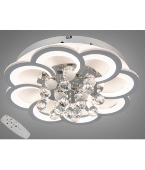 Стельова LED люстра біла 82Вт 2529WH dimmer