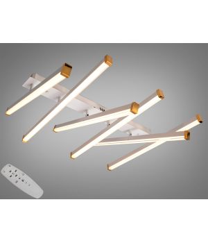 Люстра LED стельова біла 6 ліній  82Вт  2536WH dimmer