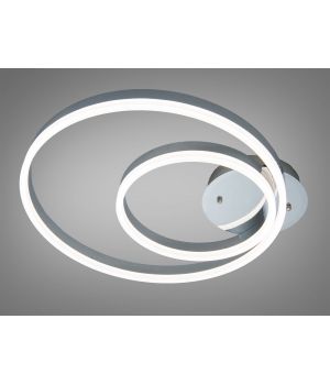 Світлодіодна люстра кільця хром 58 Вт 2538HR dimmer