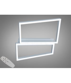 Люстра LED стельова біла 57 W  2552WH dimmer