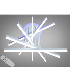 Стельова LED люстра біла 102 Вт  7010WH LED 3color dimmer