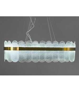 Підвісна кришталева люстра від Art-Studio  золото LED 130 Вт 803/800x300SGD