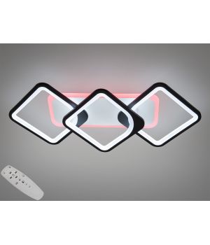 LED люстра від Art-Studio  чорна 75W 8060/2+1BK LED 3color dimmer