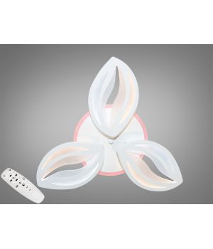 Стельова LED люстра Art-Studio біла 70W 3 пелюстки димер 8092/3WH LED 3color dimmer