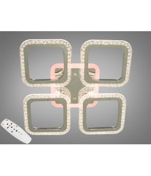 Стельова світлодіодна люстра від Art-Studio  з димером 55W AS8170/4HR LED 3color dimmer
