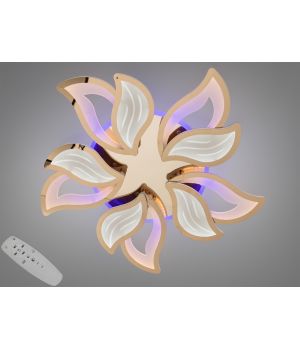 Стельова LED люстра Art-Studio  золото 130Вт 9033/5G LED 3color dimmer