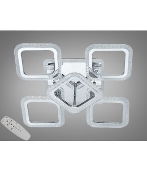 Стельова LED люстра від Art-Studio  хром 70Вт AS8170/4+1HR LED 3color dimmer