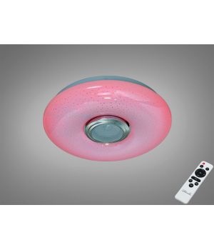 Стельова люстра LED біла 45 Вт RGB Bluetooth TUYA DB-8301/300RGB+MP3+TUYA