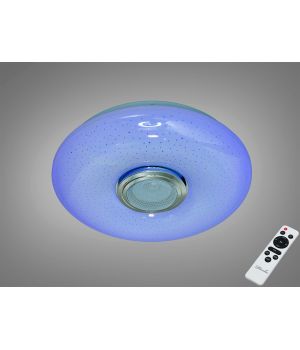 Смарт LED люстра біла 45 Вт RGB з Bluetooth DB-8301/300RGB+MP3
