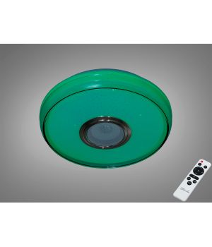Стельова люстра біла 45 Вт RGB Bluetooth колонка TUYA Smart Life DB-8305/260RGB+MP3+TUYA