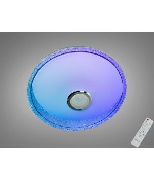 Смарт LED люстра біла  RGB з Bluetooth 80 Вт DB-8308/500RGB+MP3