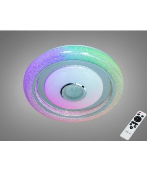Люстра стельова Art-Studio Smart біла 80Вт RGB BT Tuya DB-8314/500RGB+MP3+TUYA
