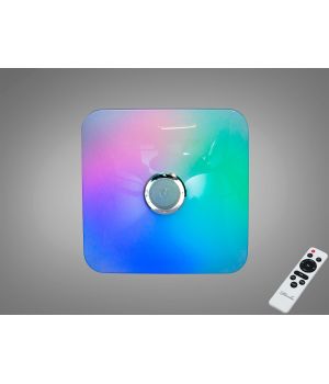 Смарт світильник стельовий RGB білий 80Вт BT DB-8501A/500x500RGB+MP3
