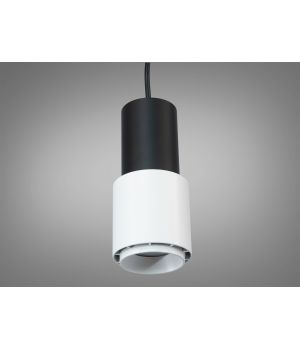 Підвісний світильник туба Art-Studio білий чорний GU10 QY-H1129W+B-M