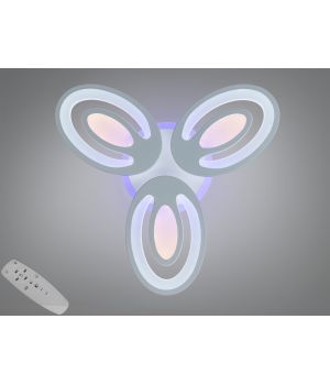 Люстра LED  Trio Oval  від Art-Studio біла 60Вт 2528/3WH LED 3color dimmer