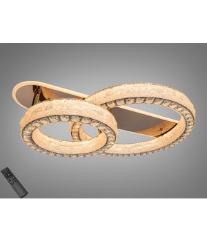 Люстра стельова від Art-Studio LED золото 100 Вт 663/600+400GD