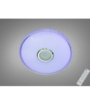 Смарт LED люстра від Art-Studio біла RGB MP3 70 Вт DB-8304/400RGB+MP3