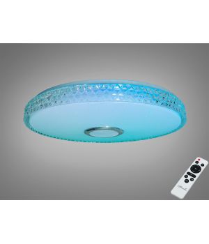 Стельова люстра від Art-Studio біла RGB 80Вт TUYA DB-8304/500RGB+MP3+TUYA