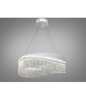 Люстра кришталева від Art-Studio  біла LED 58Вт P7027/D500WH