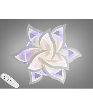 Світлодіодна люстра з диммером 150W 8146/6+3WH LED 3color dimmer