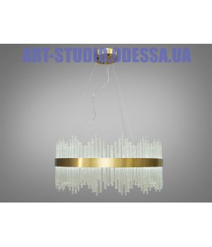 Стеклянная светодиодная люстра 8802/600GD