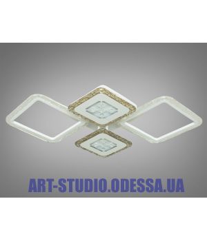 Светодиодная люстра с цветной подсветкой 75W MX2805/2+2WH