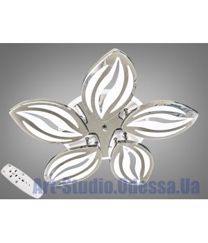 Стельова люстра з диммером і LED підсвічуванням,  95W 8092/5HR LED 3color dimmer