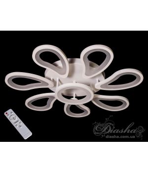 Светодиодная люстра 8075/7+1WH dimmer-2