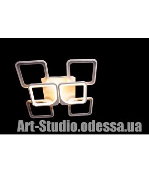 Люстра светодиодная, 150W 5543-4+2 WH Dimmer (белая,черная)