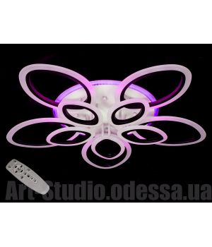 Потолочная светодиодная люстра, 160W A8059/5+5WH LED 3color dimmer БЕЛЫЙ 