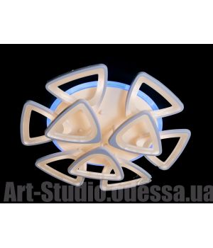 Потолочная светодиодная люстра, 165W 8118/6+3WH  BK LED 3color dimmer 