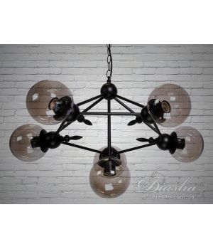 Светильник-подвес в стиле Loft 7952/6BK
