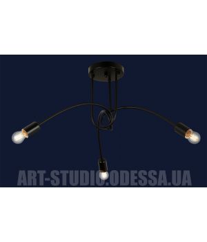 Люстра лофт 761WG03-3 BK