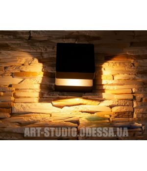 Плоский фасадный LED светильник DFB-5001-C-BK