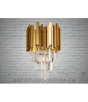 Современный хрустальный настенный светильник 5698-2W