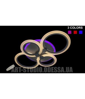 Светодиодная люстра, 65W 1888-4 Color LED